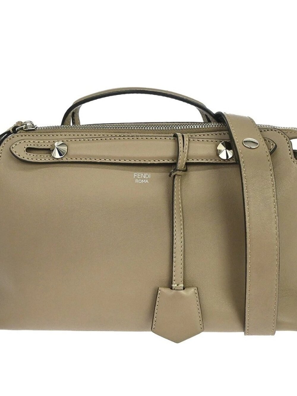 Fendi Beige By The Way 2way Handbag 8BL124-1D5198-12085 NQ11489